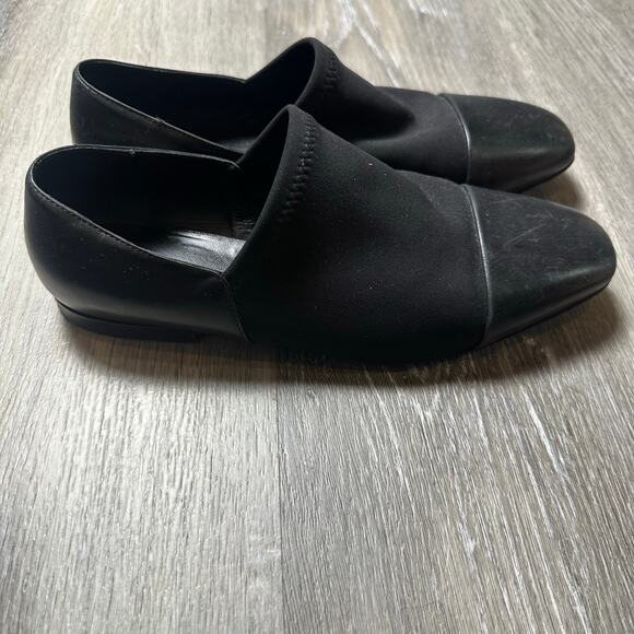 Via Spiga Black Leather Flats - Picture 3 of 8